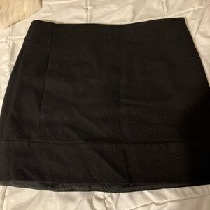 J. Crew Black Mini Skirt